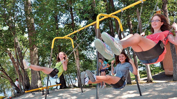 Playground at Otter Lake Camp Resort